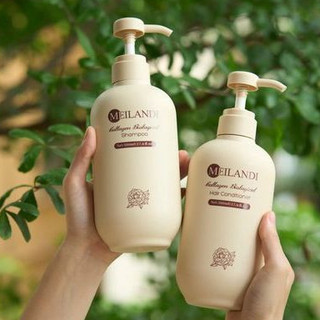 Cặp dầu gội xả Meilandi Collagen Biological tóc hư tổn xơ rối, giảm gãy rụng hương trà xanh 500ml