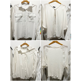 Rosy.Vintage|Áo kiểu trắng R990