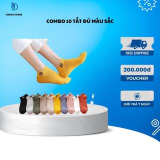 Set 10 Đôi Tất Gấu Broun Kèm Túi Đựng Siêu Xinh Cho Bạn Gái