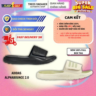 Dép adidas alphabounce slides 2.0 gy9415 gy9416 gy9418 fz0387 full box tag auth