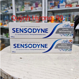 Kem đánh răng SENSODYNE Gentle Whitening giúp làm trắng răng,giảm ê buốt