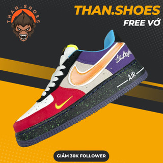Giày af1 low what the la, af1 la nhiều màu - than.shoes
