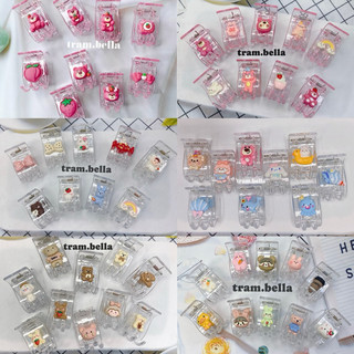 Vỉ 12 Kẹp Càng Cua 5 Răng Hình Dễ Thương Giá Sỉ