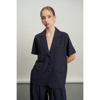 Áo blazer nữ KHÂU BY CQ tay ngắn Marilyn