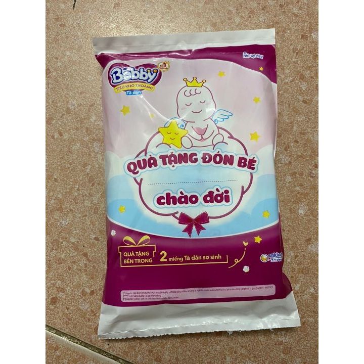 combo 100 miếng  tã dán sơ sinh bobby