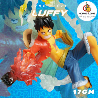 Mô hình Luffy Haki 17cm, figure One Piece, quà tặng Sưu tầm Độc đáo, trang trí bàn làm việc (phụ kiện Hoàng Long)