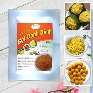 Bột dành dành khô hữu cơ sấy lạnh nguyên chất 100% tạo màu vàng cho xôi, bánh kẹo