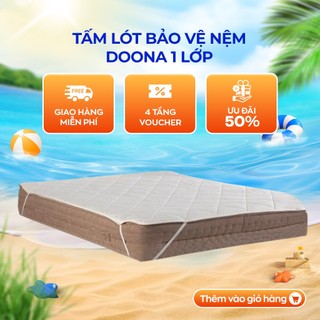 Bảo vệ nệm Doona 1 lớp cao cấp độ bền cao chịu nhiệt tốt