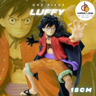 Mô hình Luffy Haki 18cm, figure One Piece, quà tặng Sưu tầm Độc đáo, trang trí bàn làm việc (phụ kiện Hoàng Long)