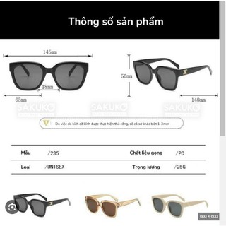 Kính râm chống tia uv50++ clover nội địa nhật