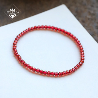  Vòng Tay Đá Almandine Garnet Mini Quý Hiếm Dành Cho Nữ Hỗ Trợ Cải Thiện Kinh Nguyệt MYPAPA - MV14 