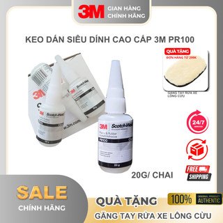[SSPIC199K - GIẢM 10% ]Keo dán đa năng Scotch-Weld 20g 3M™  PR100 Dán dày dép, nhựa, Gỗ... bảo quản ngăn mát tốt nhất