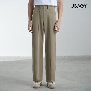 Quần ống rộng nam thương hiệu JBAGY vải Lụa Cotton cách điệu xếp ly - JD0107