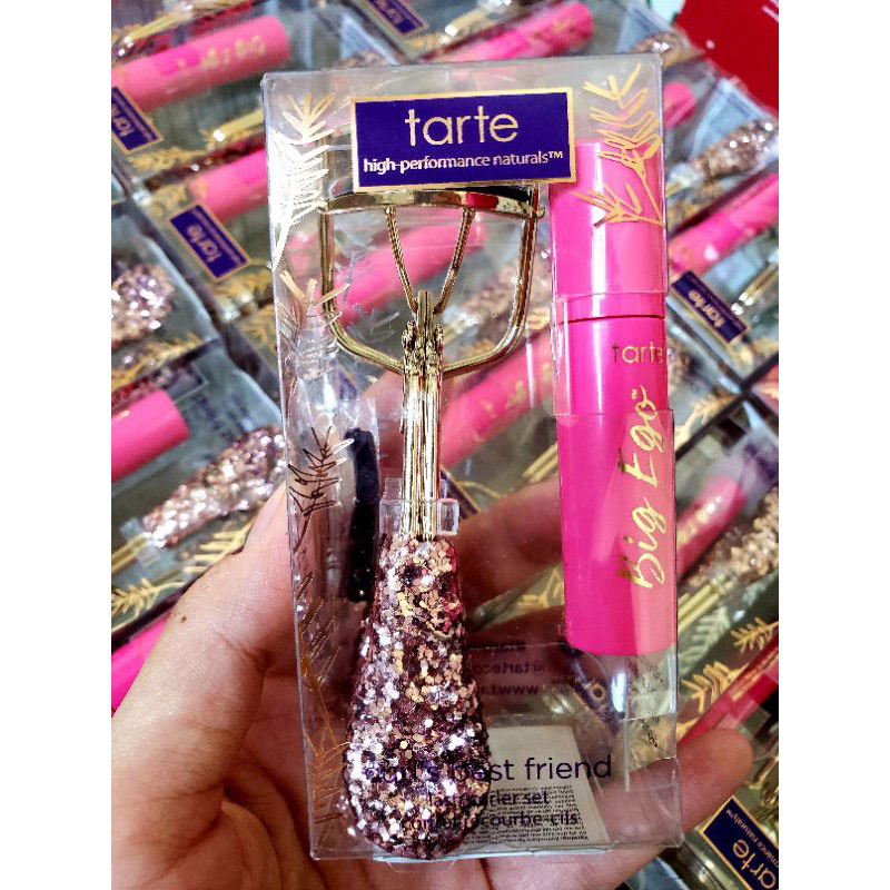 Kẹp bấm mi Tarte kèm mascara mini Lashy & Flashy Lash Curler Set Limited Edition