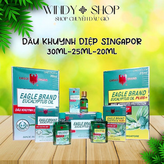 Dầu gió dầu khuynh diệp con ó 2 nắp 30ml/ 25ml chống muỗi chuẩn mỹ_20ml chuẩn singapor