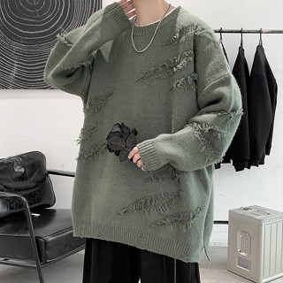 Áo len nam nữ cổ tròn cá tính, áo len sweater nam unisex form rộng thời trang ulzzang hàn quốc 857