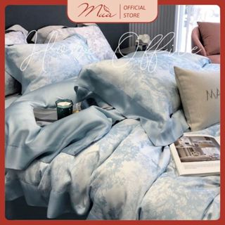 Bộ Chăn Ga Và Vỏ Gối Tencel 100s Dior Markcross Luxury - Mùa Decor