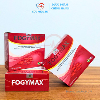 FOGYMAX 20 Ống/Hộp - Bổ Sung Sắt, Acid Folic Cho Cơ Thể, Giảm Nguy Cơ Thiếu Máu Do Thiếu Sắt