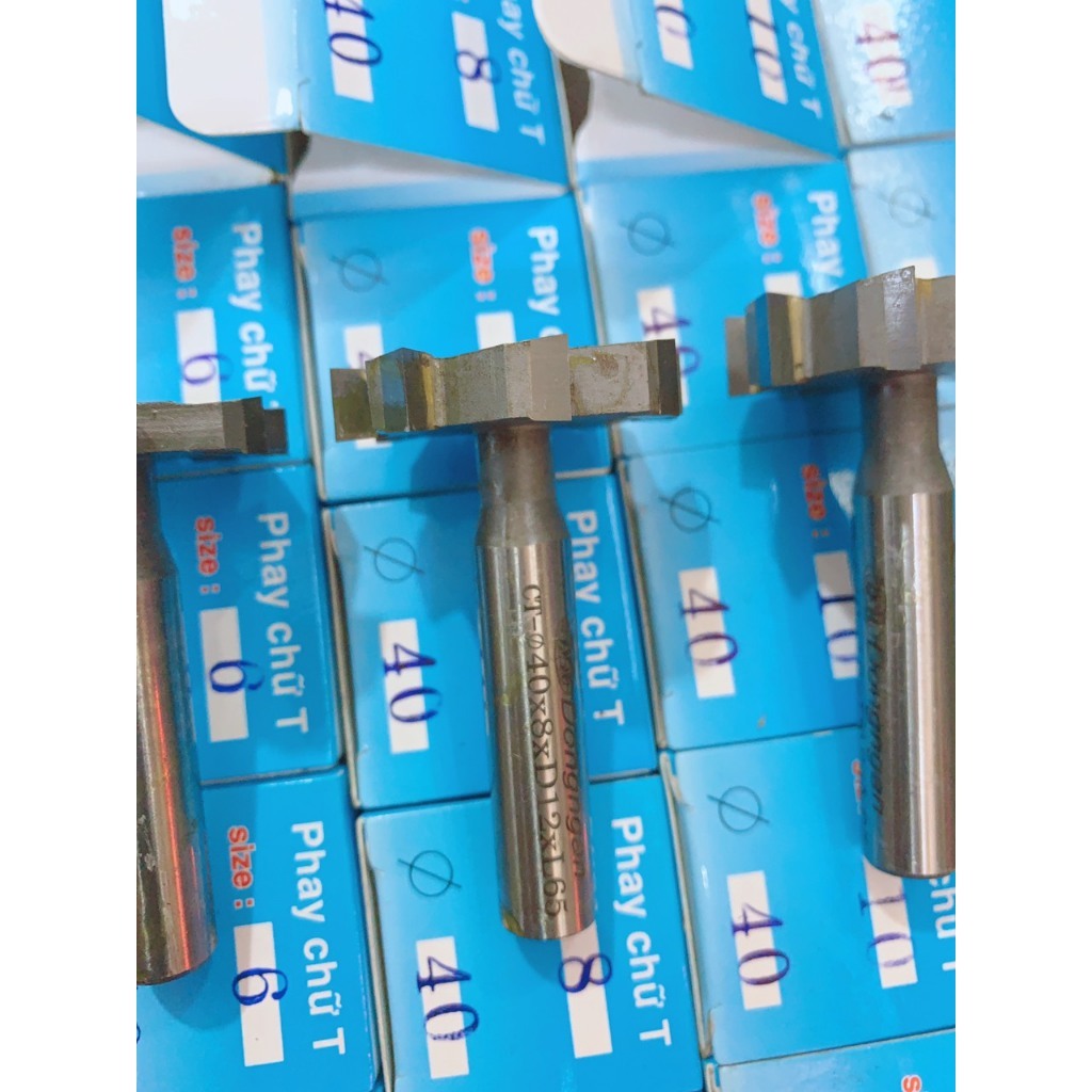 DAO PHAY CHỮ T- phi 35, phi 40