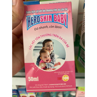 Dung dịch Heroskin xịt các vết thương trên da bé