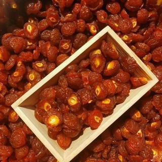 100gr xí muội đào nâu bổ đôi chua ngọt