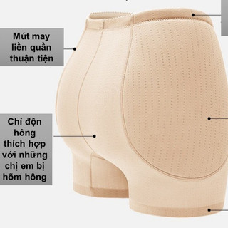 Quần độn hông mút độn liền không xê dịch cao cấp- khắc phục phần lõm hông, chất liệu cao su non mềm mịn thông thoáng