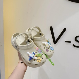 Dép Sục Crocs Kèm Sticker Thỏ Cinnamoroll ST1006