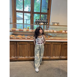 Set áo 98 mix quần jean năng động cho bé gái_Chankid's Clothing