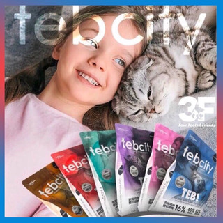 1,5kg - Thức ăn hạt Teb City - Teb E Series topping thịt sấy cho mèo 🐈