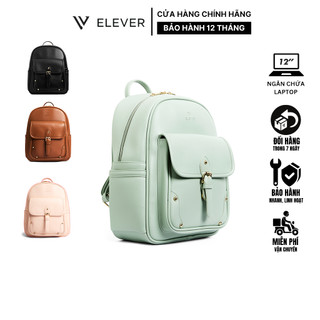 ELEVER balo da Nữ BNU-04 -size trung, thời trang, dây quai trang trí phong cách hot trend 2024
