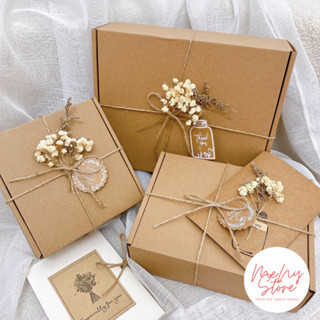 Hộp đựng quà tặng Kraft thiết kế nhiều kích cỡ, hộp quà Vintage, túi, phụ kiện trang trí handmade