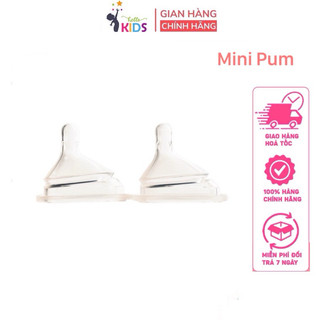 Núm ti bình sữa HEGEN Mini Pum đủ size hộp 2 chiếc có tách lẻ