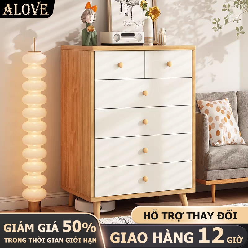 ALOVE Tủ ngăn mới  tủ quần áo Tủ kích thước lớn tủ phòng ngủ kệ để đồ gỗ để đồ
