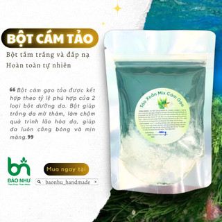 Bột cám gạo tảo xoắn dưỡng trắng và cấp ẩm