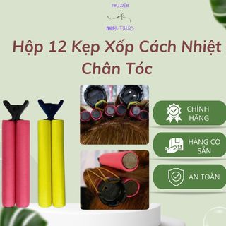 🧨🧨🧨🧨hộp 12 kẹp đỡ trục nóng chống rát da đầugiao màu ngẫu nhiên