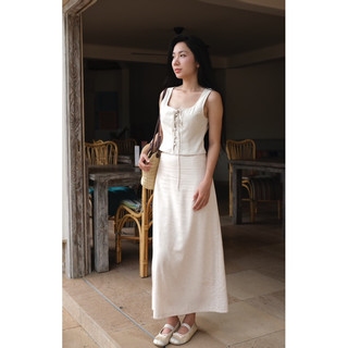 chân váy linen basic Diki Skirt