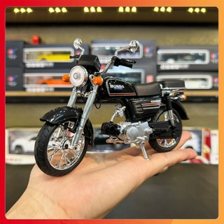 Mô hình xe máy honda cd50 tỉ lệ 1:10 hua yi