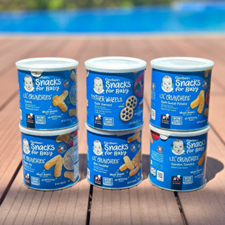 AIR) BÁNH ĂN DẶM GERBER LÙN MỸ NHIỀU VỊ CHO BÉ TỪ 8M