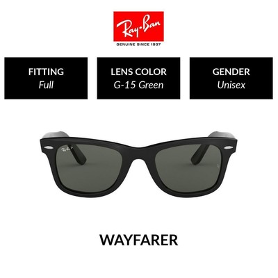 Mắt Kính RAY-BAN Polarized Wayfarer - RB2140F 901/58 - Kính mát