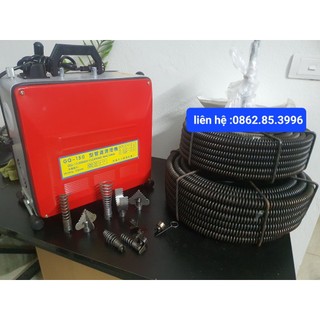 Máy thông tắc cống lò xo gq-150 công xuất 3000w