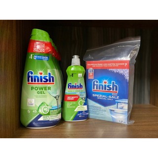 Gel rửa bát Finish Power Eco 0% 900ml - Gel hữu cơ sinh học cho máy rửa chén bát