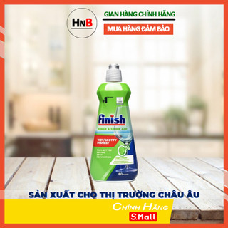 Nước làm bóng Finish Eco 0% 400ml - Nước trợ xả chuyên dụng cho máy rửa chén bát