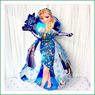 Bóng kiếng nhôm Elsa trang trí sinh nhật cho bé gái HPBD