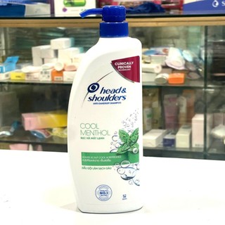 Head&shoulders thái lan dầu gội 850ml xanh bạc hà mát lạnh