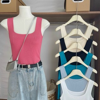 Áo sát nách cổ vuông ôm body