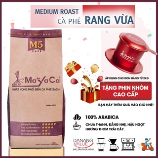Mayaca Arabica M5 - Cà phê rang xay nguyên chất - Hậu ngọt, chua thanh, hương thơm trái cây