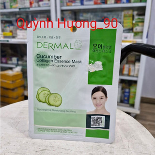 Mặt nạ DERMAL dưỡng da tinh chất dưa leo và collagen