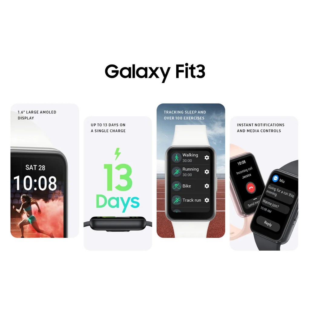 FIT3 - Thiết bị đeo Thông Minh Samsung Galaxy Fit 3 SM-R390 - Bảo hành chính hãng | BigBuy360 - bigbuy360.vn