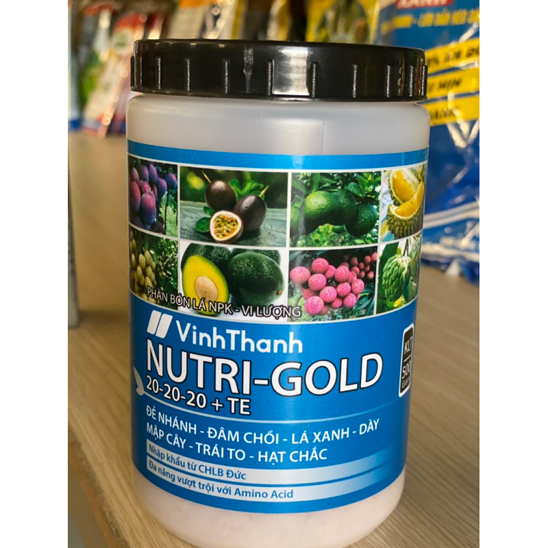 Phân bón lá Nutri Gold 20-20-20+TE (500gr)