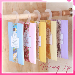 Túi thơm thảo mộc treo tủ quần áo, phòng khách, nhà tắm tinh dầu tự nhiên, gói thơm mini để tủ quần áo - xe ô tô